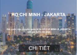 Cước Vận Chuyển Hàng Hóa Đường Biển Từ Hồ Chí Minh Đi Jakarta, Indonesia